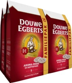 Nieuwe Producten 15 Douwe Egberts Aroma Rood Koffiepads - 4 X 54 Pads