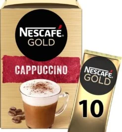Nescafé Gold Cappuccino Oploskoffie - Ongezoet - 6 Doosjes à 10 Zakjes 9 Nescafé Gold Cappuccino Oploskoffie - Ongezoet - 6 Doosjes à 10 Zakjes -Koffiehuis 1110x1200