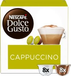 Nescafé Dolce Gusto Cappuccino Capsules - 48 Koffiecups 12 Nescafé Dolce Gusto Cappuccino Capsules - 48 Koffiecups -Koffiehuis 1122x1200