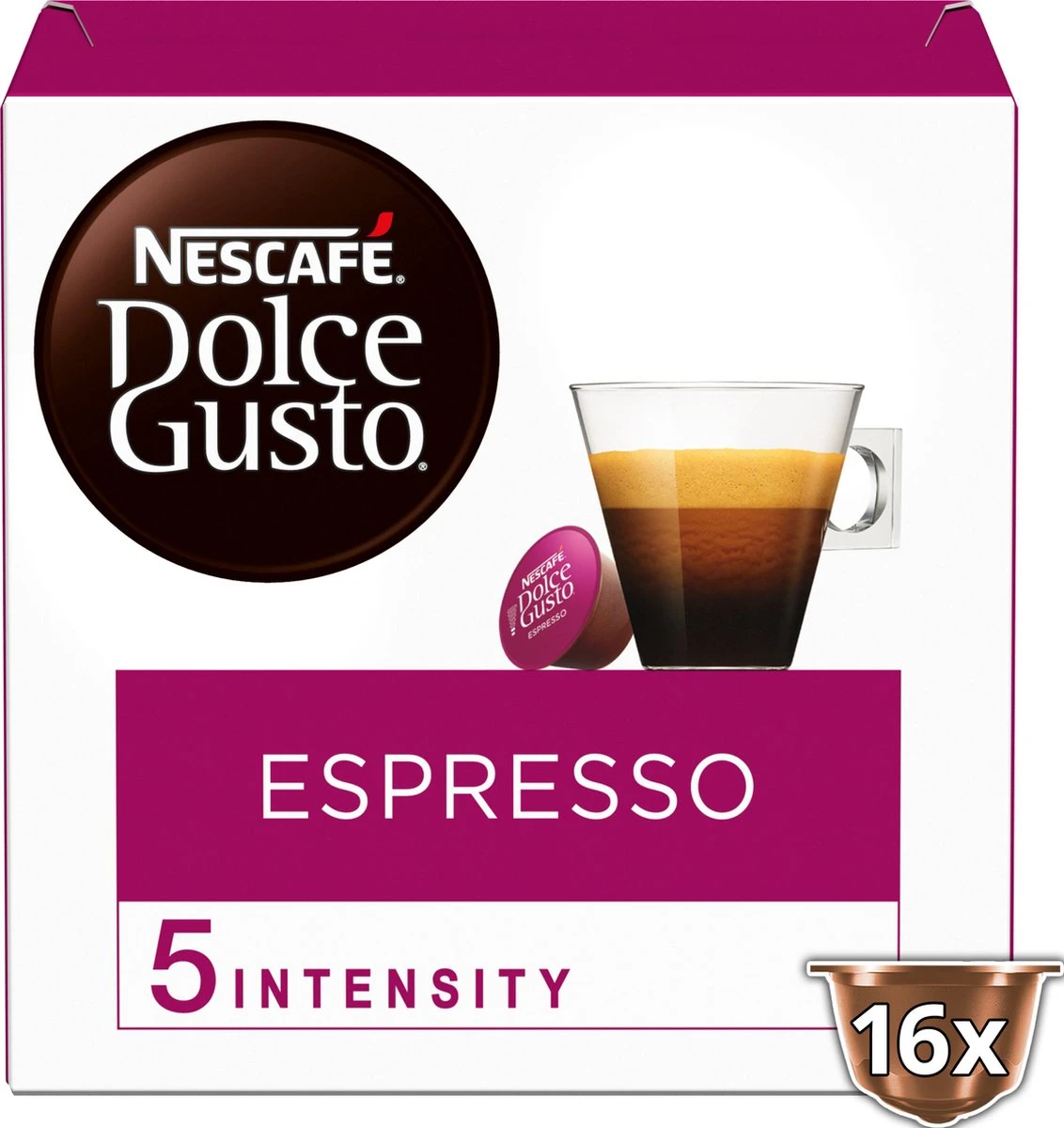 Nescafé Dolce Gusto Espresso Capsules - 48 Koffiecups 5 Nescafé Dolce Gusto Espresso Capsules - 48 Koffiecups - Afbeelding 3