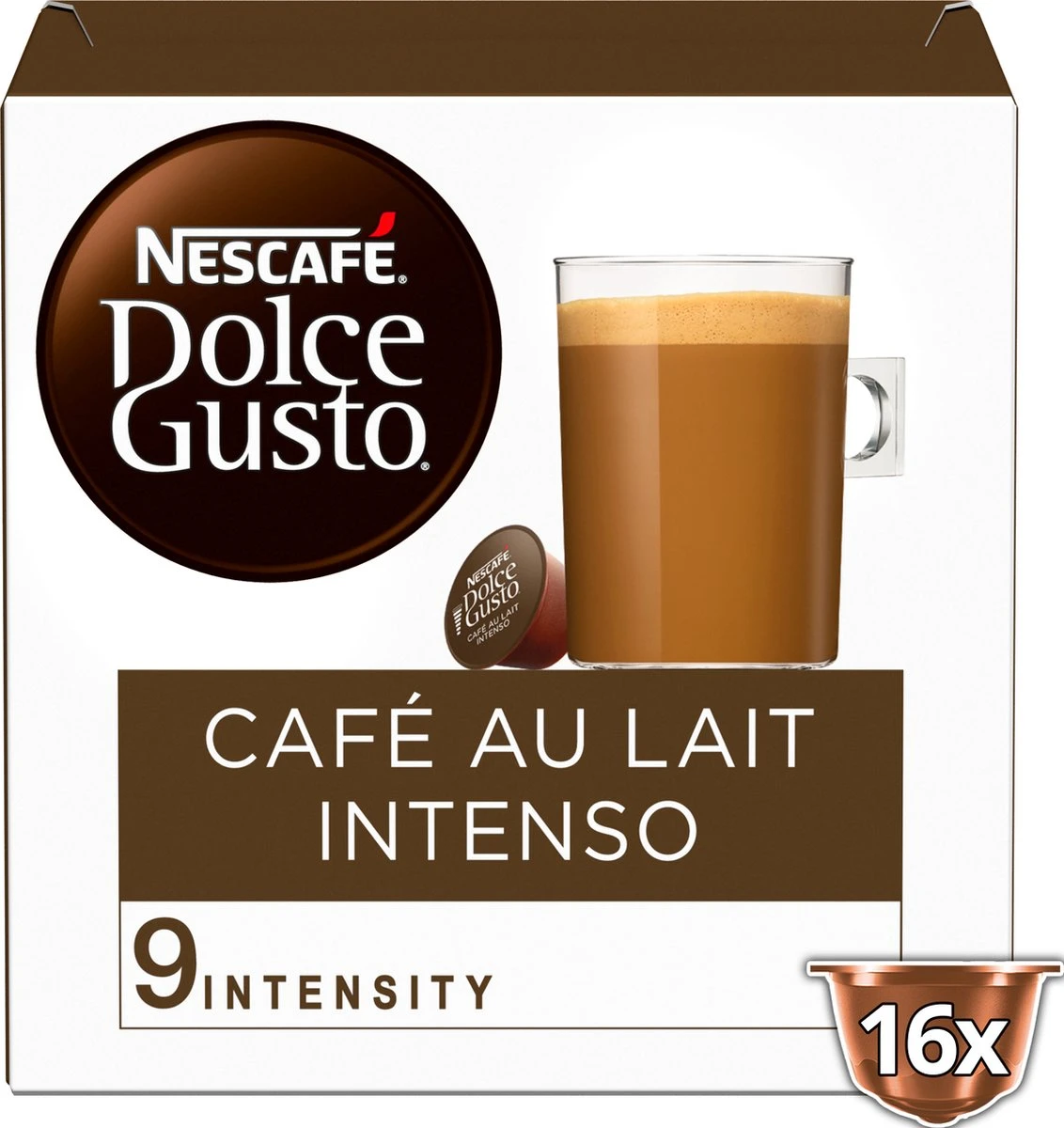 Nescafé Dolce Gusto Cafe Au Lait Intenso Capsules - 48 Koffiecups 5 Nescafé Dolce Gusto Cafe Au Lait Intenso Capsules - 48 Koffiecups - Afbeelding 3