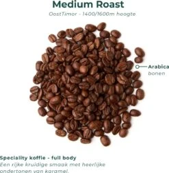 Soolong Sense Oost Timor Nr1000 Koffiebonen Smooth Lacau - Speciality Koffie Arabica Medium Roast Met Rijke Kruidige Smaak Met Heerlijke Ondertonen Van Karamel - Zak 250gram -Koffiehuis 1174x1200