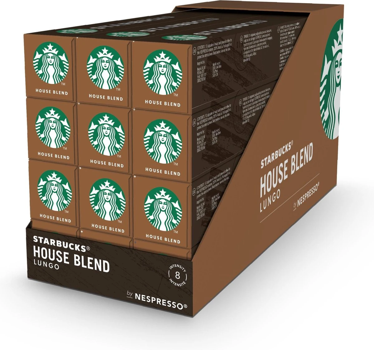 Starbucks By Nespresso House Blend Medium Roast Capsules - 120 Koffiecups 3 Starbucks By Nespresso House Blend Medium Roast Capsules - 120 Koffiecups