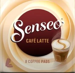 Senseo Café Latte Koffiepads - 2/9 Intensiteit - 4 X 8 Pads -Koffiehuis 1200x1157 2