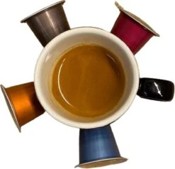 100 Capsules Epic Coffee - Espresso - Nespresso® Compatible Aluminium Capsules - RFA Keurmerk - Doos 100 Stuks -Koffiehuis 1200x1158