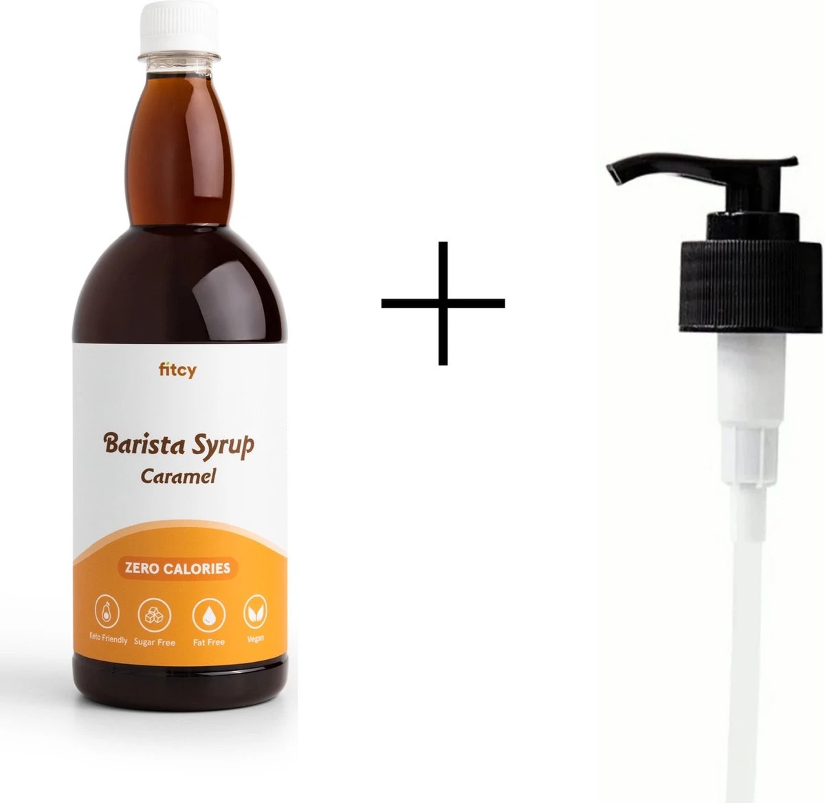 Fitcy | Koffiesiroop | Karamel | Barista Syrup | Zero | Vegan | Vetvrij | Suikervrij | Keto-vriendelijk | Koffie | Siroop| MET DOSEERPOMP | 1L 3 Fitcy | Koffiesiroop | Karamel | Barista Syrup | Zero | Vegan | Vetvrij | Suikervrij | Keto-vriendelijk | Koffie | Siroop| MET DOSEERPOMP | 1L