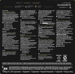 L'OR Lungo Elegante Koffiecups - Intensiteit 6/12 - 10 X 20 Capsules -Koffiehuis 1200x1186 6