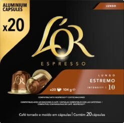 L'OR Lungo Estremo (10) - 10 X 20 Koffiecups -Koffiehuis 1200x1187 4