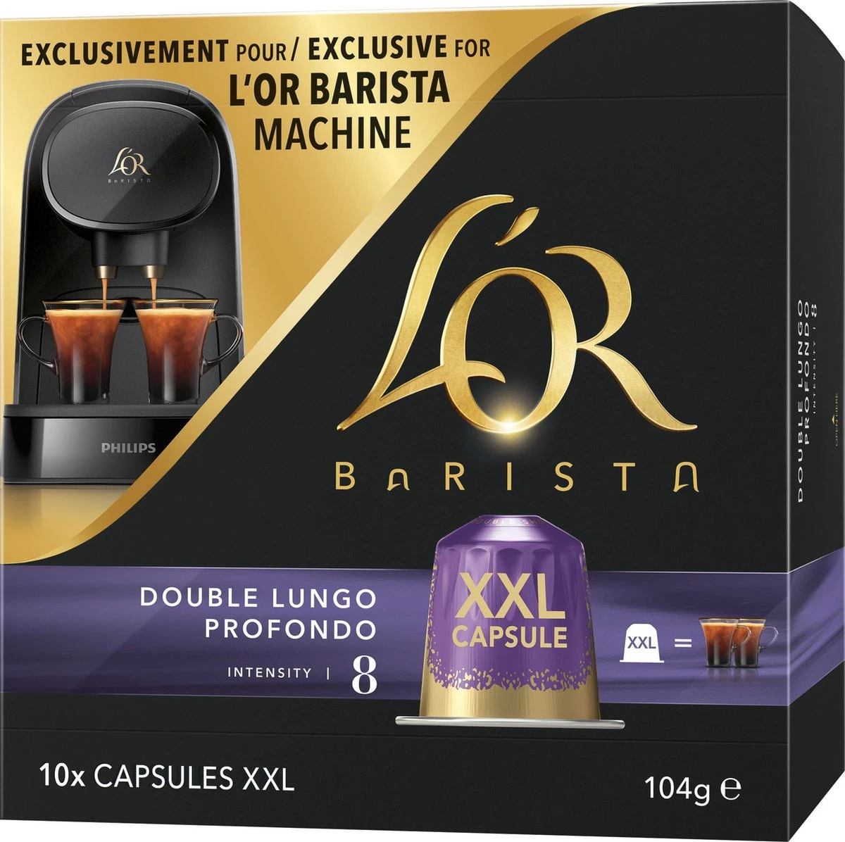 L'OR BARISTA XXL Lungo Profondo (8) - 5 X 10 Koffiecups 12 L'OR BARISTA XXL Lungo Profondo (8) - 5 X 10 Koffiecups - Afbeelding 10