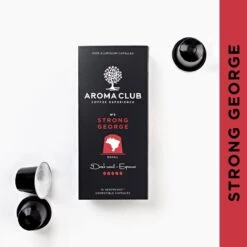Aroma Club - Nespresso Compatible Capsules (120 St.) - No. 3 Strong George - Intensiteit 5/5 - Espresso - 100% Aluminium Koffiecups 12 Aroma Club - Nespresso Compatible Capsules (120 St.) - No. 3 Strong George - Intensiteit 5/5 - Espresso - 100% Aluminium Koffiecups -Koffiehuis 1200x1200 16