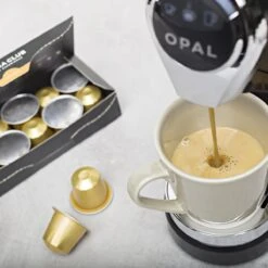 Aroma Club - Nespresso Compatible Capsules (120 St.) - No. 2 Smooth James - Intensiteit 3/5 - Espresso & Lungo - 100% Aluminium Koffiecups 11 Aroma Club - Nespresso Compatible Capsules (120 St.) - No. 2 Smooth James - Intensiteit 3/5 - Espresso & Lungo - 100% Aluminium Koffiecups -Koffiehuis 1200x1200 40