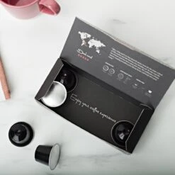 Aroma Club - Proefpakket Nespresso Compatible Capsules (100 St.) - 5 Smaken - Espresso & Lungo - 100% Aluminium Koffiecups -Koffiehuis 1200x1200 51