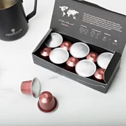 Aroma Club - Proefpakket Nespresso Compatible Capsules (100 St.) - 5 Smaken - Espresso & Lungo - 100% Aluminium Koffiecups -Koffiehuis 1200x1200 53