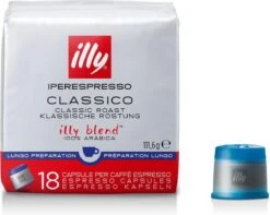 Illy - Iperespresso Koffie Home Classico Lungo 6 X 18 Capsules 8 Illy - Iperespresso Koffie Home Classico Lungo 6 X 18 Capsules -Koffiehuis 1200x956 1