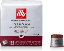 Illy - Iperespresso Koffie Home Intenso 6 X 18 Capsules -Koffiehuis 1200x957 2