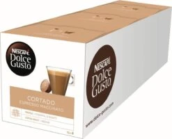Nescafé Dolce Gusto Cortado Espresso Macchiato Capsules - 48 Koffiecups 8 Nescafé Dolce Gusto Cortado Espresso Macchiato Capsules - 48 Koffiecups -Koffiehuis 1200x971