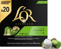 L'OR Lungo Elegante Koffiecups - Intensiteit 6/12 - 10 X 20 Capsules -Koffiehuis 1200x975 3