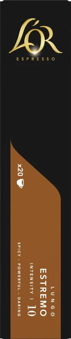 L'OR Lungo Estremo (10) - 10 X 20 Koffiecups -Koffiehuis 253x1200 5