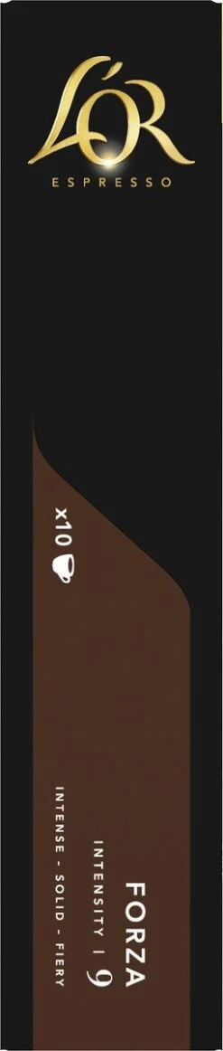 L'OR Espresso Forza Koffiecups - Intensiteit 9/12 - 10 X 10 Capsules -Koffiehuis 255x1200 8