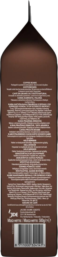 L'OR Espresso Forza Koffiebonen (9) - 4 X 500 Gram -Koffiehuis 273x1200 1