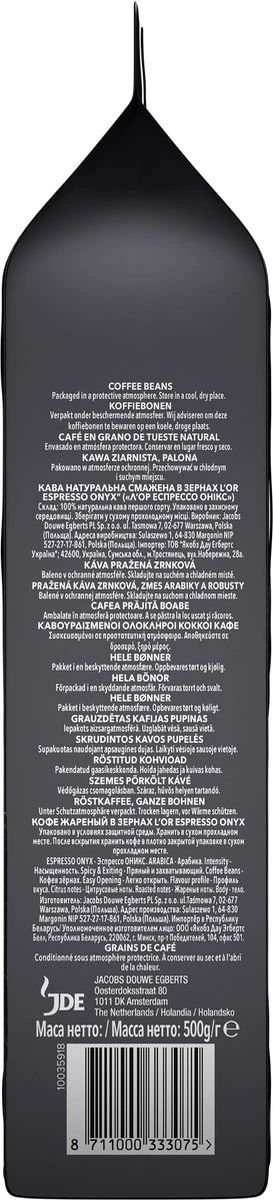 L'OR Espresso Onyx Koffiebonen (12) - 4 X 500 Gram 6 L'OR Espresso Onyx Koffiebonen (12) - 4 X 500 Gram - Afbeelding 4
