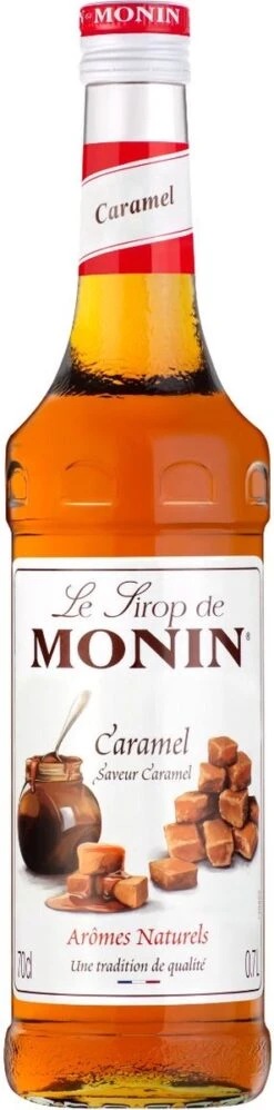 Monin Caramel Karamel 70cl Koffiesiroop Met 1x Monin Pompje -Koffiehuis 297x1200 2