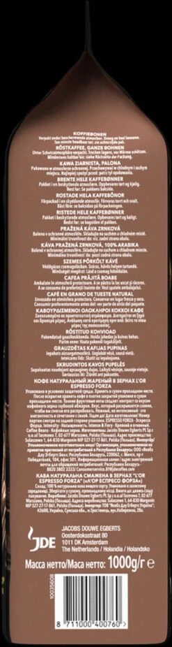 L'OR Forza Koffiebonen (9) - 4x 1000 Gram 9 L'OR Forza Koffiebonen (9) - 4x 1000 Gram -Koffiehuis 320x1200