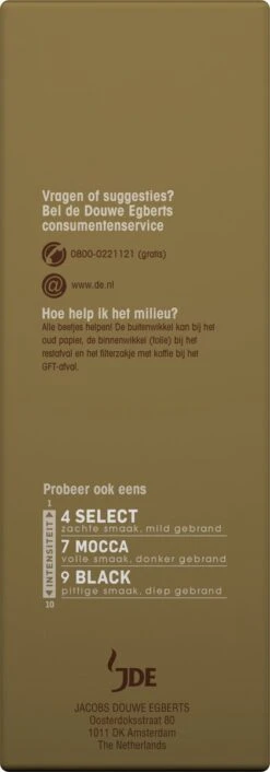 Douwe Egberts Excellent Filterkoffie - 6 X 500 Gram -Koffiehuis 420x1200 3
