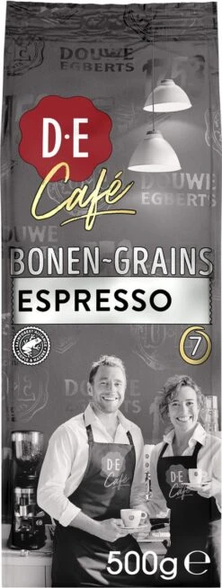 Douwe Egberts D.E Café Espresso Koffiebonen - Intensiteit 7/9 - 4 X 500 Gram 12 Douwe Egberts D.E Café Espresso Koffiebonen - Intensiteit 7/9 - 4 X 500 Gram -Koffiehuis 453x1200 12