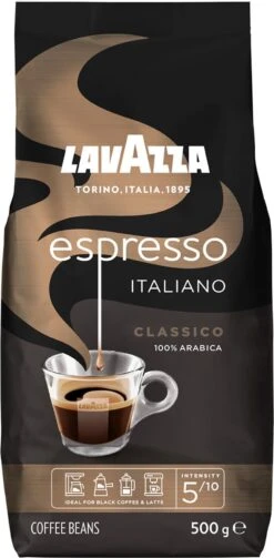 Lavazza Espresso Italiano Classico Koffiebonen - 500 Gram X4 -Koffiehuis 589x1200