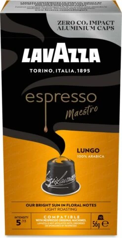 LAVAZZA Lungo 100 Stuks -Koffiehuis 619x1200 1