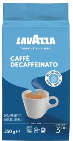 Lavazza Caffe Decaffeinato Filterkoffie - 250 Gram X8 -Koffiehuis 619x1200 4
