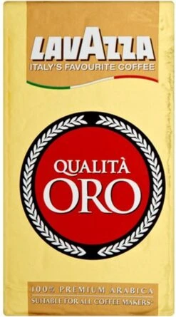 Lavazza Qualita Oro Gemalen / Filterkoffie - 250 Gram Krimp X20 -Koffiehuis 666x1200