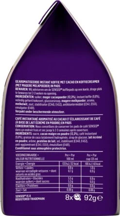 Senseo Cappuccino Choco Koffiepads - 2/9 Intensiteit - 4 X 8 Pads -Koffiehuis 668x1200