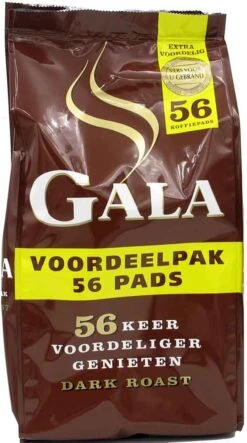 Gala Koffiepads - Dark Roast - 56 Sts