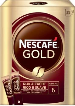 Nescafé Gold Oploskoffie - 6 Doosjes à 25 Zakjes 10 Nescafé Gold Oploskoffie - 6 Doosjes à 25 Zakjes -Koffiehuis 853x1200 1