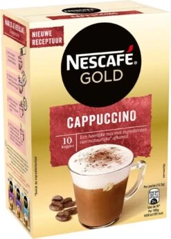 Nescafé Gold Cappuccino Oploskoffie - Ongezoet - 6 Doosjes à 10 Zakjes 11 Nescafé Gold Cappuccino Oploskoffie - Ongezoet - 6 Doosjes à 10 Zakjes -Koffiehuis 857x1200 3