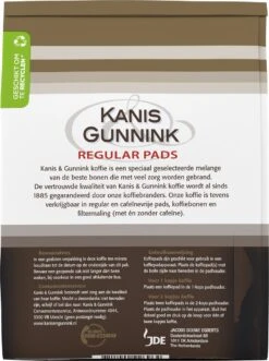 Kanis & Gunnink Regular Koffiepads - 10 X 36 Pads -Koffiehuis 895x1200 1