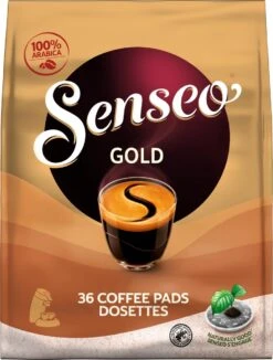 Senseo Gold Koffiepads - 5/9 Intensiteit - 10 X 36 Pads -Koffiehuis 910x1200