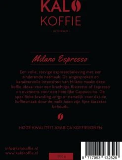Kalo Koffie - 100% Arabica Koffiebonen - Milano Espresso - 1kg - Exclusieve Koffie -Koffiehuis 921x1200