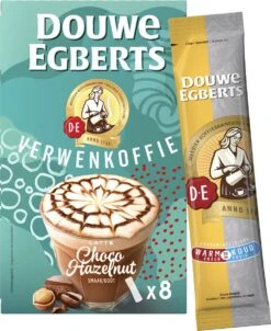Douwe Egberts Latte Choco Hazelnut Oploskoffie - 5/9 Intensiteit - 5 X 8 Zakjes -Koffiehuis 980x1200 1