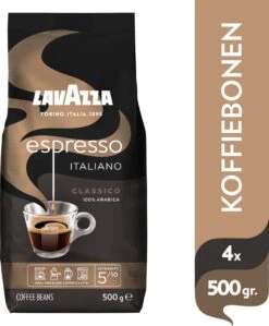 Lavazza Espresso Italiano Classico Koffiebonen - 500 Gram X4 -Koffiehuis 992x1200 2